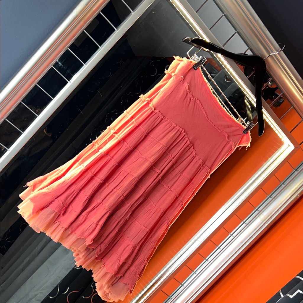 The Ultimate Archival Treasure: Tokyo Denim Bank Shredded Pink Tulle Maxi